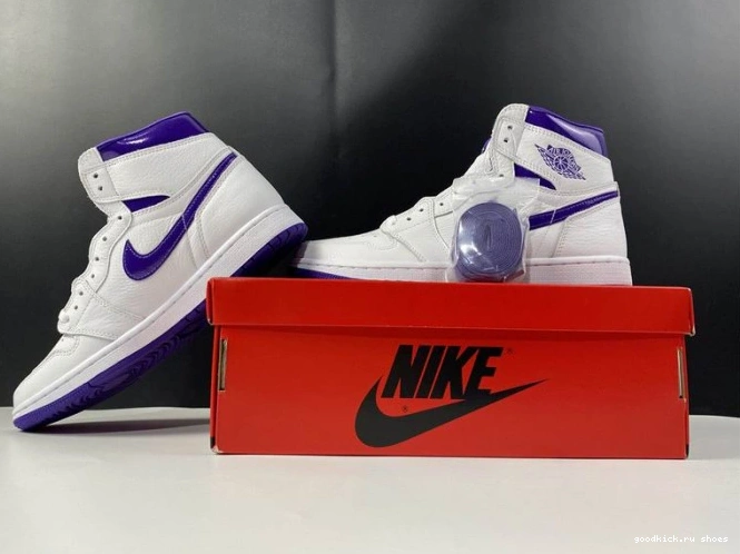 Cheap RETRO PURPLE 1 AIR HIGH CD0461-151 COURT JORDAN 0709